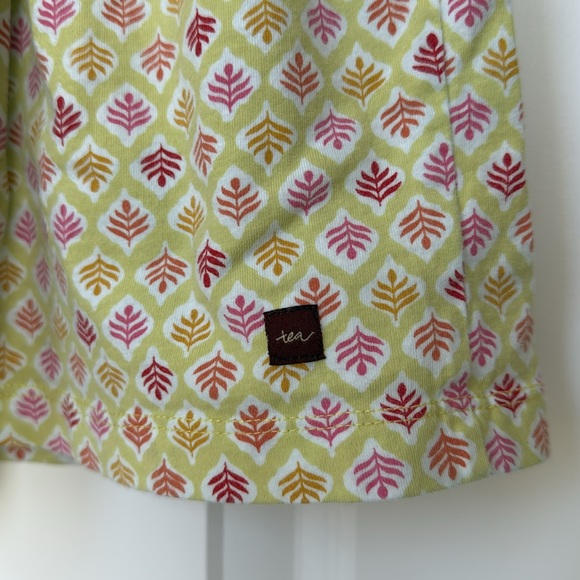 Tea Girls Yellow Dress with Floral detail - Picture 4 of 5